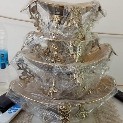 چهار عدد میوه خوری آجیل خوری شیرینی خوری مشکلات خوری