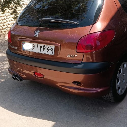 پژو 206تیپ2 مدل 1389