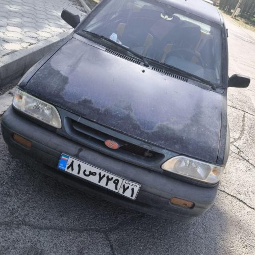 پراید موتور خاموش 81 سرمه ای