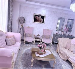 مبلمان هفت نفره کلاسیک با میز ناهار خوری هشت نفره