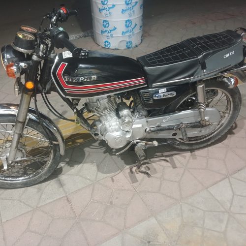 موتور سیکلت سی جی مشکی مدل 87