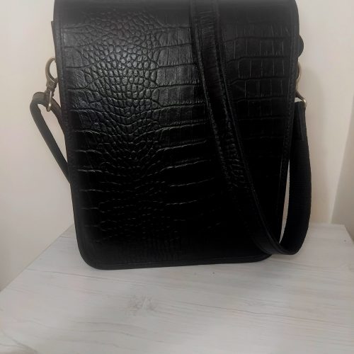 کیف مشکی چرم کاملا نو