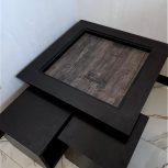 میز پذیرایی و4عدد میز عسلی