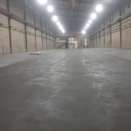 اجرای بتون ریزی کف باماله برقی