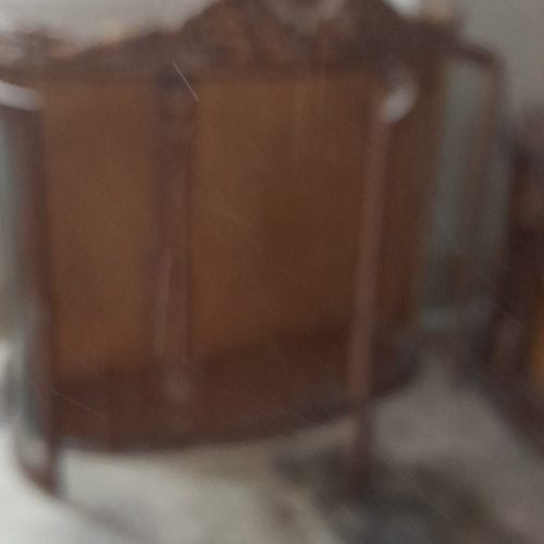 بوفه چوبی شیشه ای