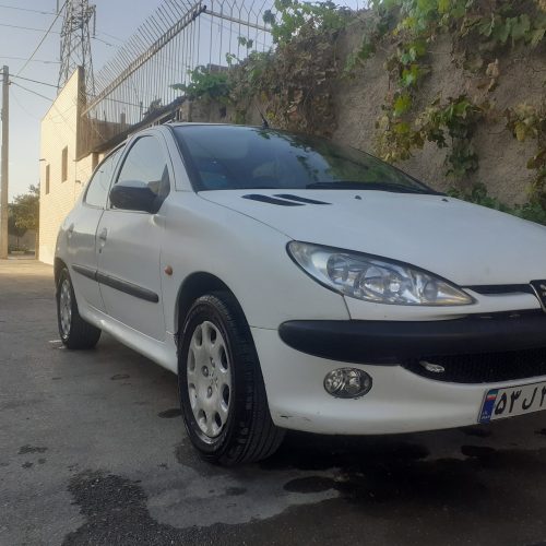 پژو 206 سفید مدل 81