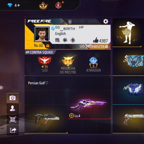 اکانت فری فایر