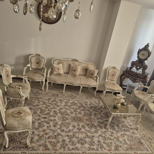 مبل 9 نفره 2گل  چوب راش