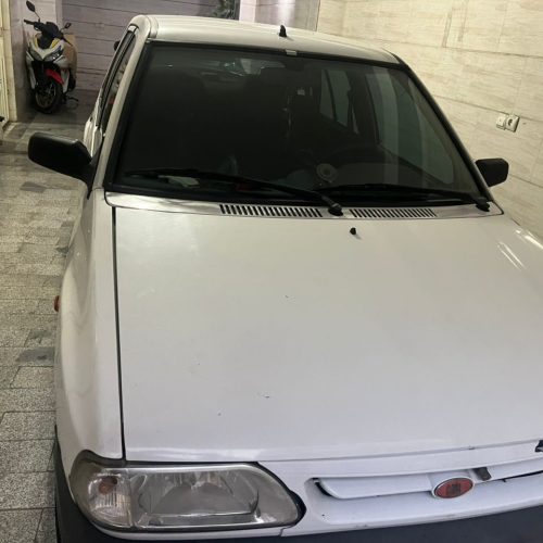 پراید سفید مدل ۹۱