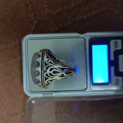 انگگشتر نقره خطی