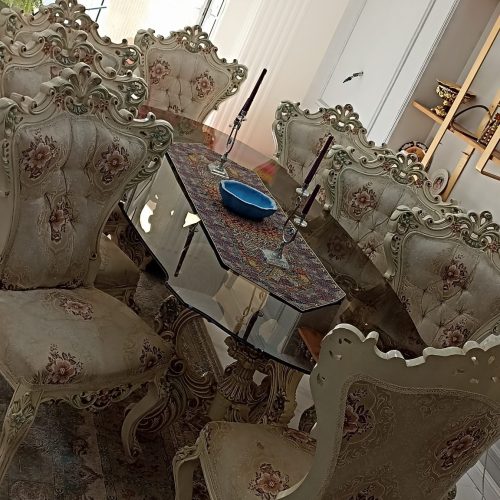 مبلمان و ناهارخوری سلطنتی 9 نفره