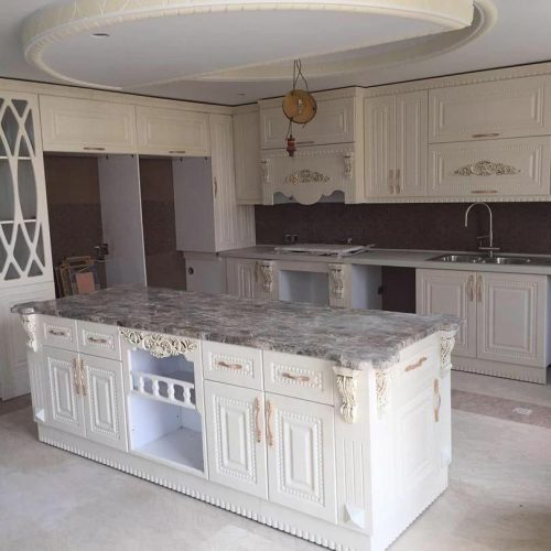 کابینت نئو کلاسیک به قیمت تولیدی و نصب فوری