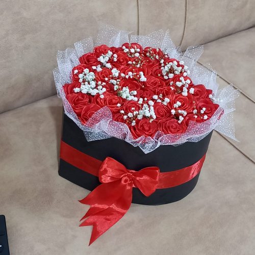 باکس گل ربانی قرمز