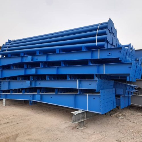 ساخت سوله صنعتی  خرپا واسکلت فلزی نو و دست دوم