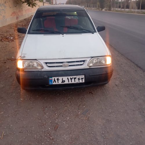 پراید ۱۳۱ سفید مدل ۸۱