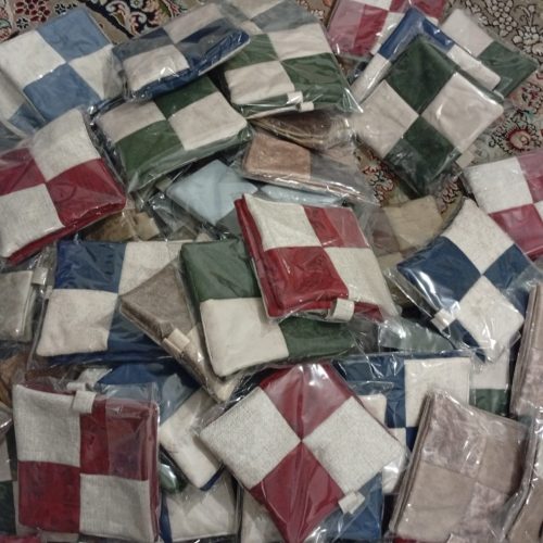 دستمال آشپز خونه  دستگیره پارچه مخمل مبلی عمده  و تک