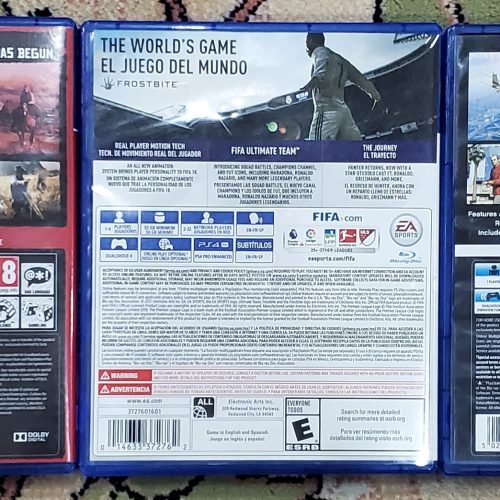 بازی fifa , red dead,  gta برای ps4