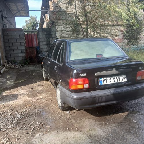 پراید 87 یک گلگیر رنگ .الباقی بیرنگ بی خط وخش.شاسی سالم .فنی درجه یک .زیر پایی .سند تک برگ