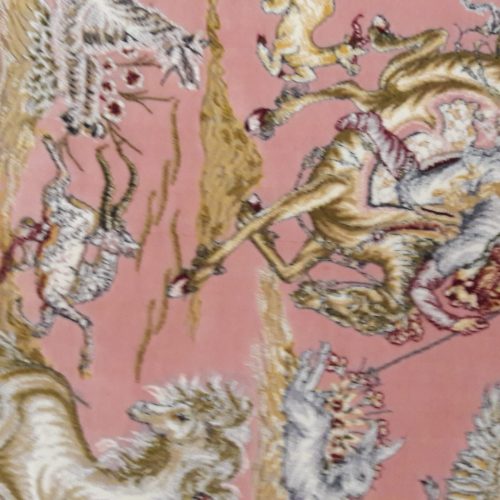 فرش ماشینی طرح شکارگاه- آکبند