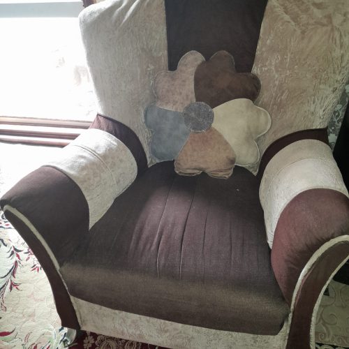 فروش یک مبل 7نفر ه وتخت خواب دونفره