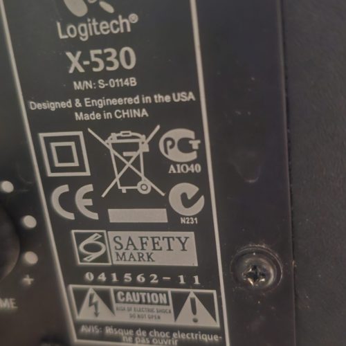 اسپیکر logitech داری پنج خروجی مجزا مدب x530