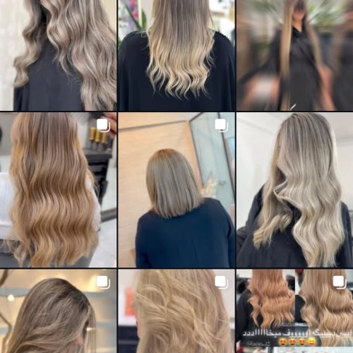 خدمات رنگ مو و..