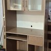 میز کامپیوتر و کتابخانه