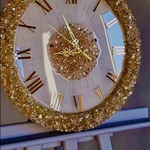 ساخت تابلو های مدرن ساعت و تابلو رزینی اینه چشم نظر دیوار کو