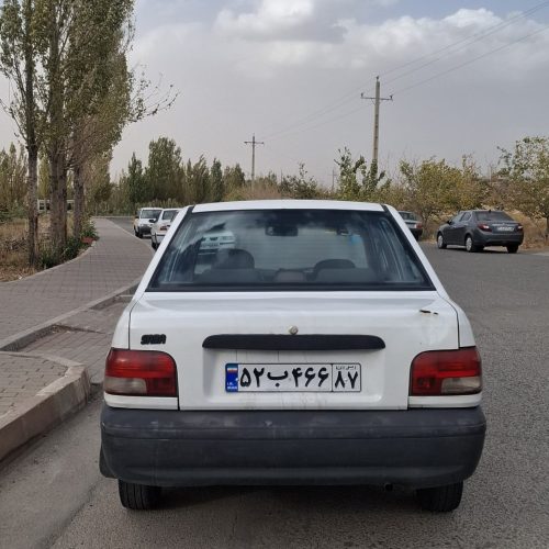 پراید صبا سفید مدل 86