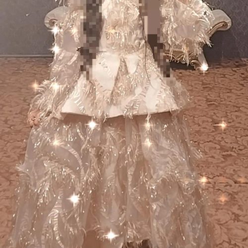 لباس مجلسی یکبار پوشیده شده