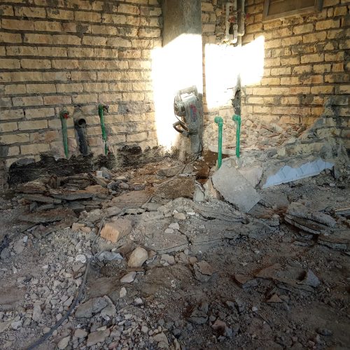 تخریب کاری ساختمان