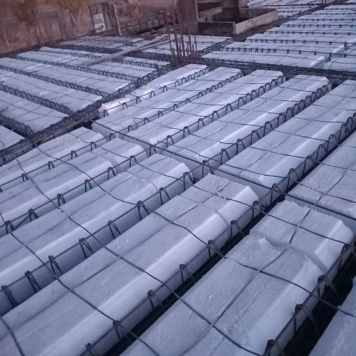 اجرای کار قالبندی و آرماتور بندی