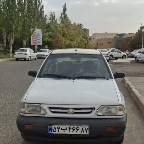 پراید صبا سفید مدل 86