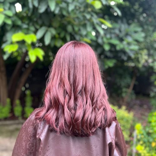 مدل برای رنگ مو