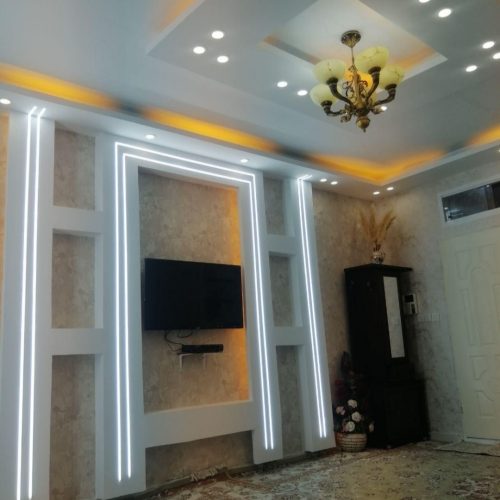 نقاشی ساختمان بتونه کافه