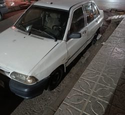 پراید صبا سفید مدل 86