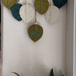 دیوارکوب مکرومه