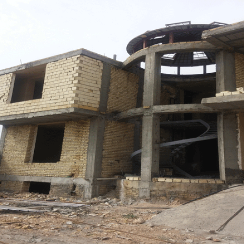 اجرای اسکلت ساختمان بنایی