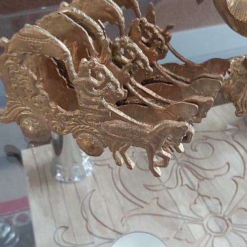 قندان و جا کاغذ دستمالی برنز