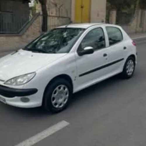 پژو 206 سفید مدل 90
