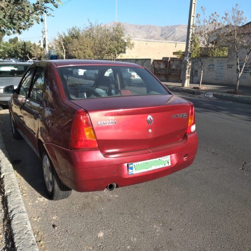 فروش رنو تندر90 آلبالویی مدل 87