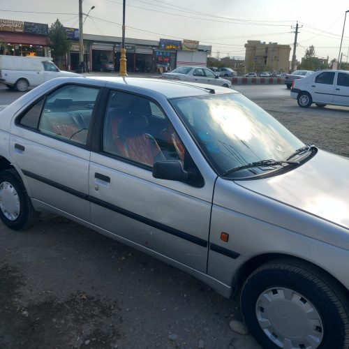 پژو 405 نقره ای مدل 84