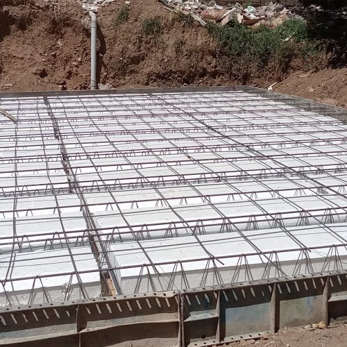 تیرچه و اجرایی سقف با مصالح
