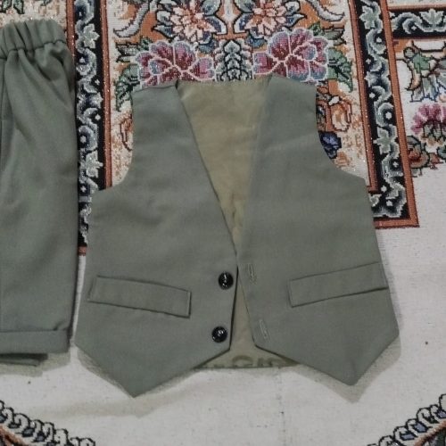 کت شلوار زنانه و جلیغه شلوار بچه کانه ست