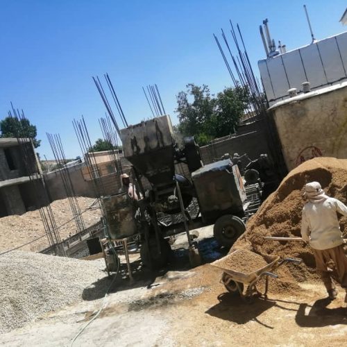 بتن ریزی باخلاطه بدون نیاز برق وبالابر