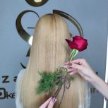 مدل برای کراتین مو