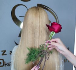 مدل برای کراتین مو