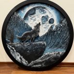 تابلو ماه برجسته