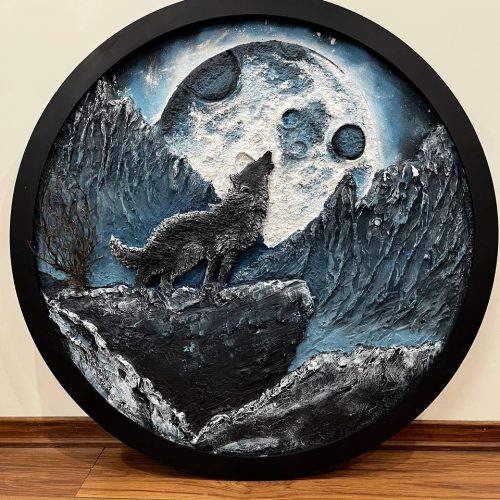 تابلو ماه برجسته