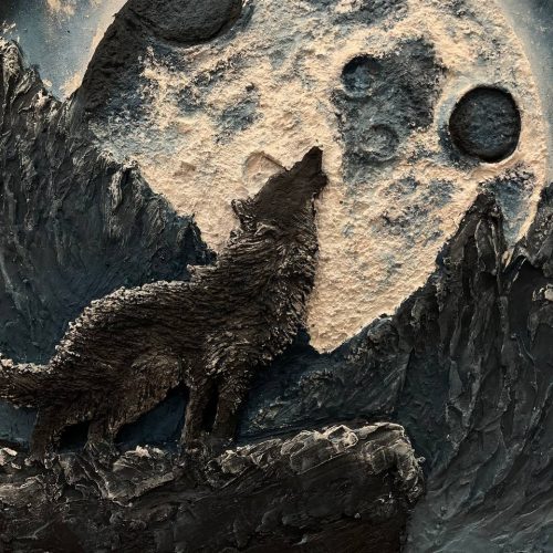 تابلو ماه برجسته